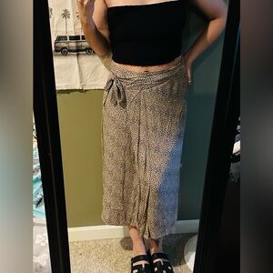 Urban Romantics Cheetah Wrap Skirt